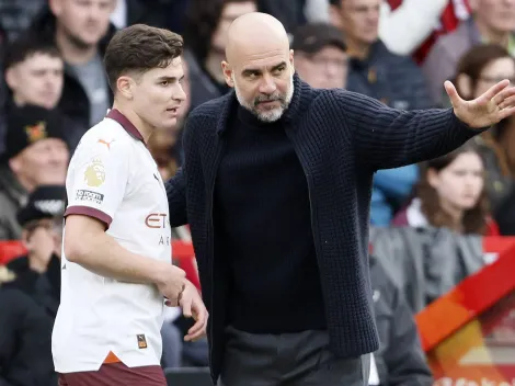 La postura de Pep Guardiola con Julián Álvarez de frente a la temporada 2024/2025