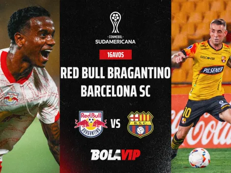 EN VIVO: Red Bull Bragantino vs Barcelona SC por la Copa Sudamericana