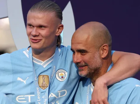 Como Messi y CR7: brutal elogio de Guardiola a Haaland