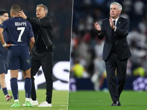 Carlo Ancelotti se quiso diferenciar de Luis Enrique sobre cómo gestionar a Kylian Mbappé