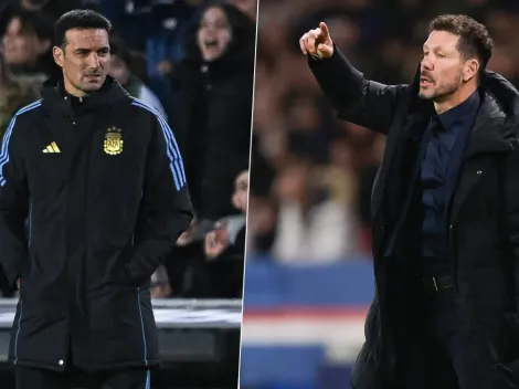 Lionel Scaloni evidenció la predisposición del Atlético de Madrid para ceder sus jugadores a la Selección Argentina