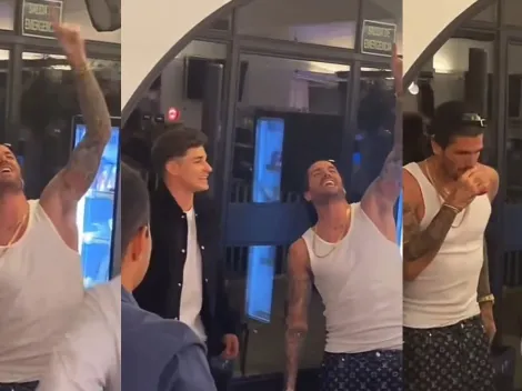 La polémica con De Paul en Madrid festejada por hinchas del Atlético