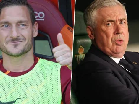 Totti quiere quitar a Ancelotti del Real Madrid