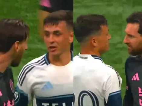 Furia total: Messi se peleó con un ex Boca