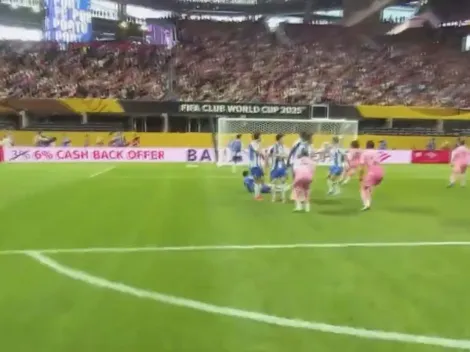 El gol de Lionel Messi desde la visión del árbitro de Inter Miami vs. Porto en el Mundial de Clubes