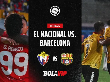 EN VIVO y GRATIS El Nacional vs. Barcelona por la LigaPro 2025