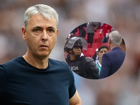 VIDEO | ¡Se enojó el profe! El gesto de Tiago Nunes contra el DT del Manta tras empate de Liga de Quito