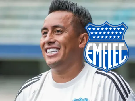 En plena transmisión del partido de Emelec vs. Aucas revelaron dónde jugará Christian Cueva en el 2026