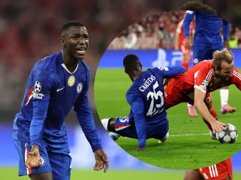Moisés Caicedo cometió una falta penal y así reaccionaron los hinchas del Chelsea: “Es una farsa”