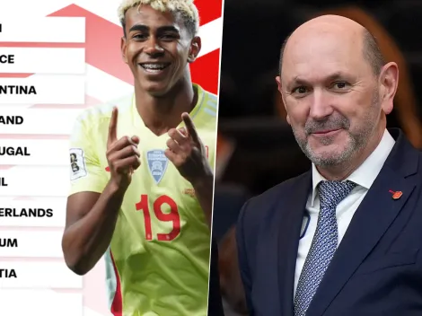 Rafael Louzán, presidente de la RFEF, resaltó el haber superado a Argentina en el Ranking FIFA