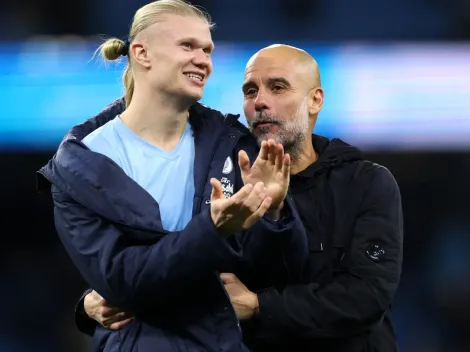 Para Guardiola solo Haaland se compara con Messi y CR7
