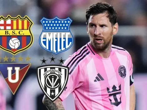 ¡Messi en Ecuador! Confirman los dos clubes que jugarían con el Inter de Miami