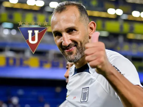 El guiño de Hernán Barcos a Liga de Quito para el final de su carrera