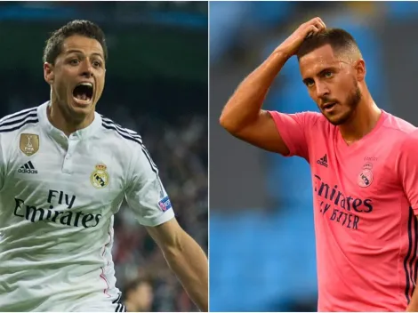 Los números de Chicharito en el Real Madrid humillan a Hazard