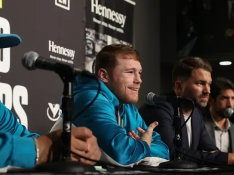 Canelo Álvarez echó a Demetrius Andrade de su rueda de prensa