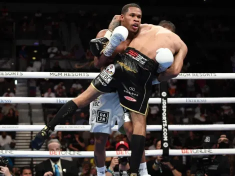 La foto de Devin Haney y Jorge Linares juntos tras la pelea