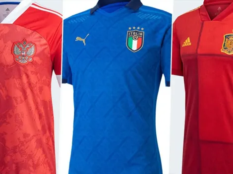 Todos los jerseys de la Euro 2020: Playeras de local y visitante de las 24 selecciones