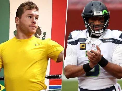 Canelo Álvarez y Russell Wilson comparten experiencias en una campaña por el Día del Padre