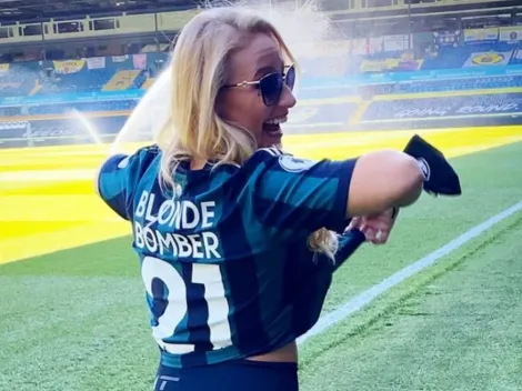 El video de La Bombardera Rubia que es furor entre los fanáticos del Leeds