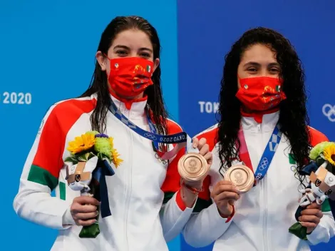 Antes de colgarse el bronce, Agundez y Orozco fueron regañadas por su entrenador