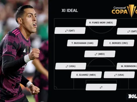 Rogelio Funes Mori, en el 11 ideal de la Copa Oro 2021