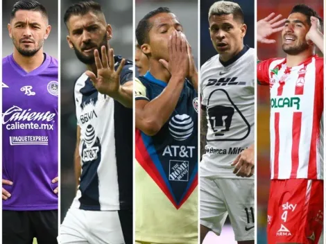 7 peces gordos que quedaron sin contrato en la Liga MX