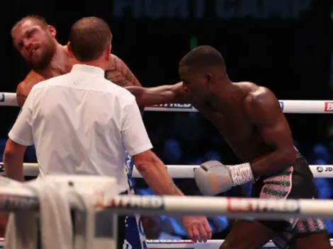 Joshua Buatsi noqueó y levantó la mano como amenaza al invicto de Zurdo Ramírez