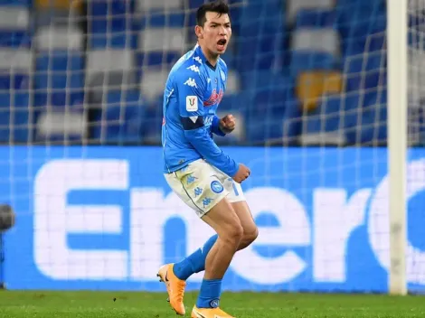 Hirving Lozano jugó 20 minutos en la victoria de Napoli ante Venezia