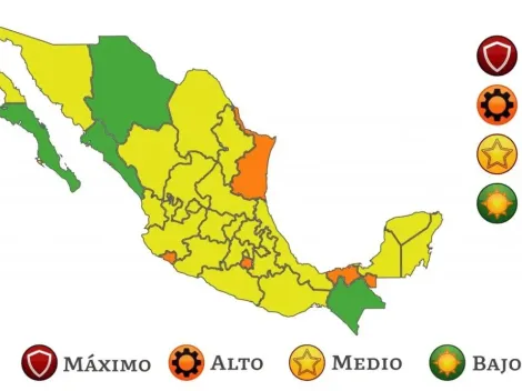 Semáforo COVID-19: Conoce el color de tu estado del 20 de septiembre al 3 de octubre