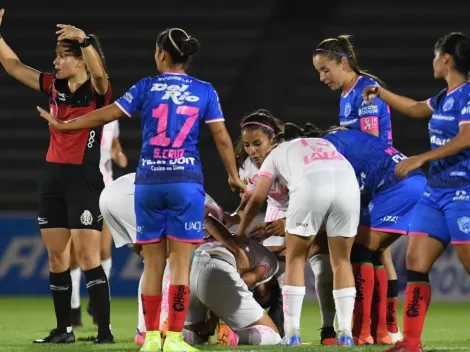 VIDEO: Durísima lesión en el codo de una jugadora de Santos Femenil