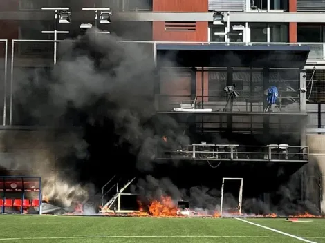 Se incendia estadio de Andorra previo al duelo ante Inglaterra