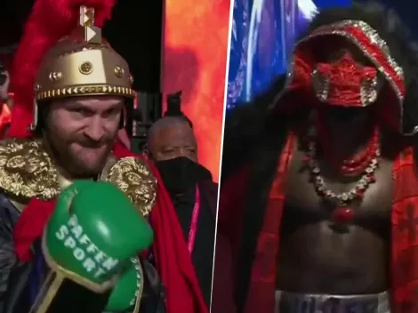 El show de la trilogía: Espectacular ingreso al cuadrilátero de Tyson Fury y Deontay Wilder