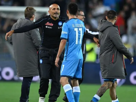 Chucky hizo las paces con el DT del Napoli tras el polémico altercado