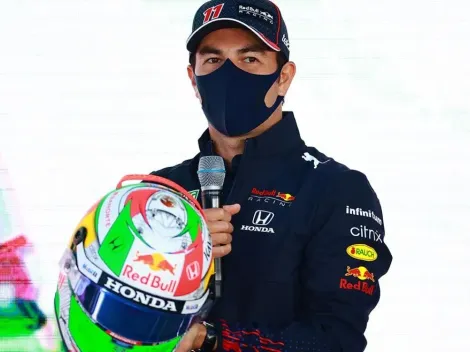 Checo Pérez presenta nuevo casco e ilusiona a todos con el GP de México