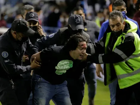 Invasión y violencia en el estadio Miguel Alemán