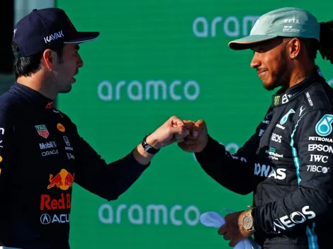 Hamilton aclaró su polémica con Checo: ¿fácil mantenerlo atrás?