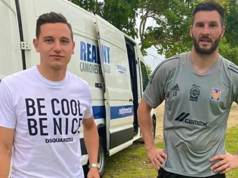 Gignac presume su aventura con Thauvin sobre ruedas