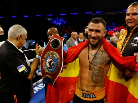 Vasyl Lomachenko envió un mensaje directo a George Kambosos tras brillar en New York