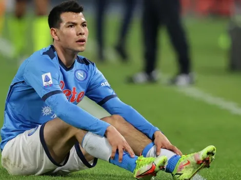 Chucky Lozano falló un gol casi hecho y Napoli se alejó de la pelea