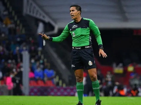 El árbitro explotó con un jugador de Cruz Azul