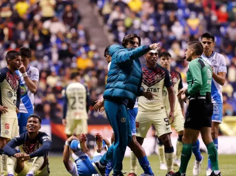 El árbitro tuvo piedad: ¿cuál sería la sanción a Solari por lo sucedido ante Puebla?