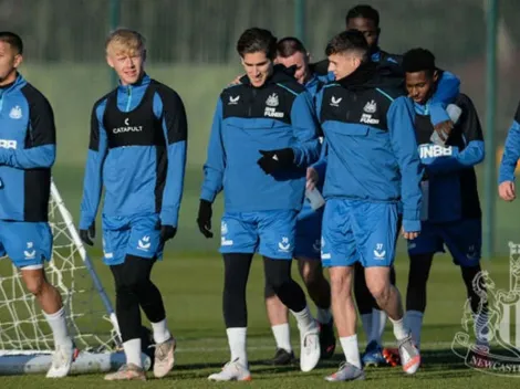 Santi Muñoz volvió a entrenar: cómo seguirá su estadía en Newcastle