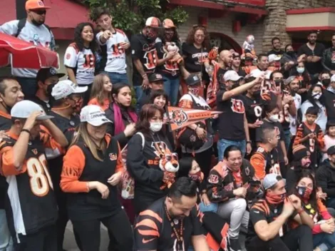 ¡Vino de Cincinnati a CDMX para disfrutar con Bengals de México!