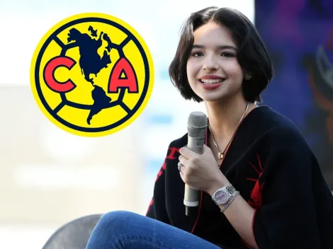 Ángela Aguilar canta el himno del América en radio