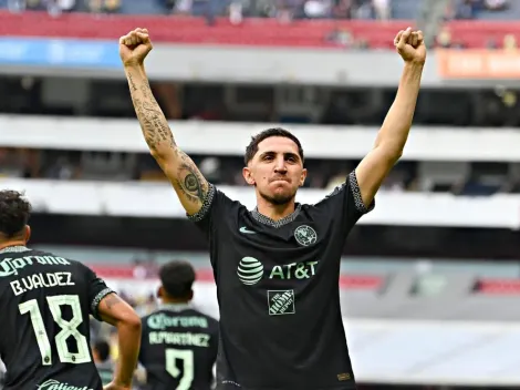 ¡Magnífico tiro libre! Golazo de Diego Valdés en la goleada del América a Toluca