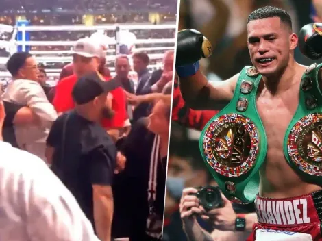 David Benavídez y Jermall Charlo quisieron pegarse en plena cartelera de Spence vs Ugas