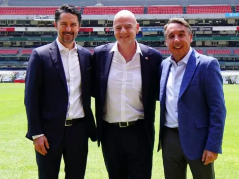 Gianni Infantino dio sus sensaciones de México al visitar el estadio Azteca