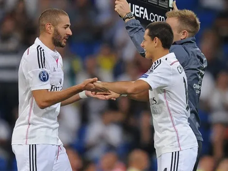 Benzema y sus elogios para Chicharito