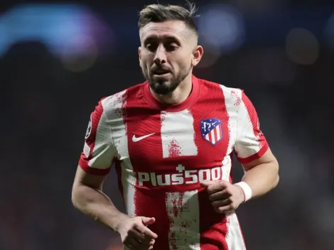 Héctor Herrera no tuvo minutos en su último partido con el Atlético de Madrid