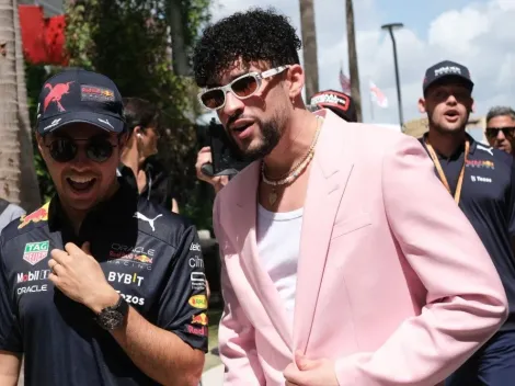 Bad Bunny, orgulloso de Checo Pérez y su triunfo